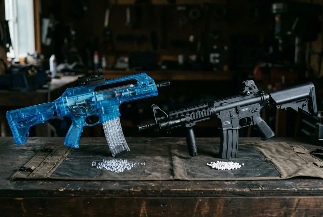 Différence entre airsoft et gel blaster : lequel choisir ?