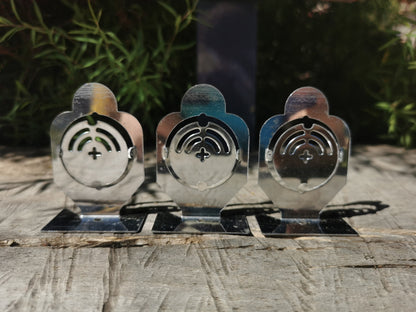 Lot de 3 Cibles en Acier